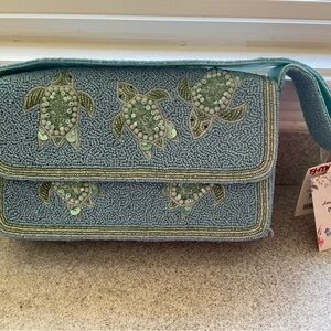 NWT TikTok Viral Beaded Sea Turtle Bag